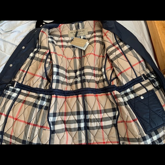 Burberry Men’s Garrington Quilted Field Navy Bova - Picture 14 of 14